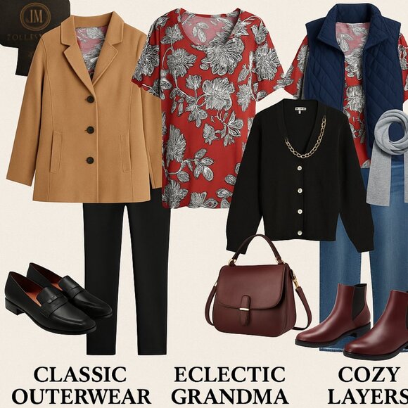 🌹 Vintage JM Collection Red Floral Top – Statement Piece with WPL Tag - Picture 5 of 13